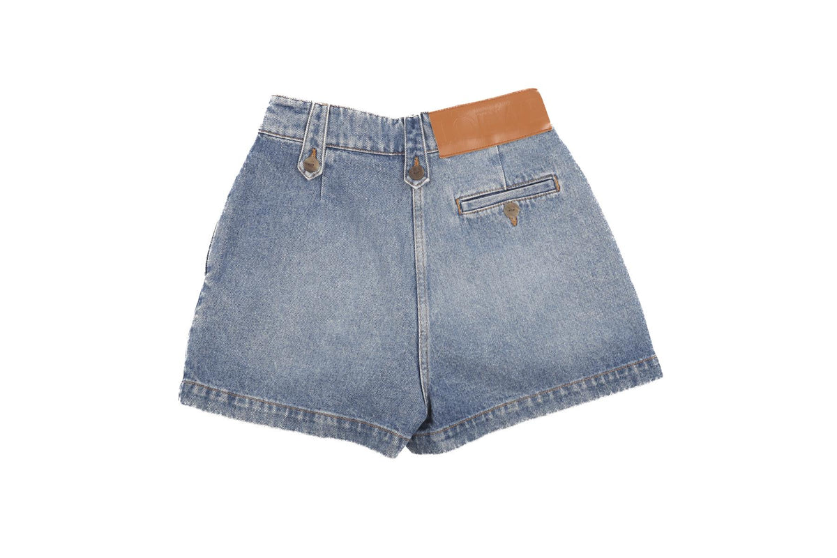 LOEWE BLUE DENIM SHORTS FR 34 UK 6
