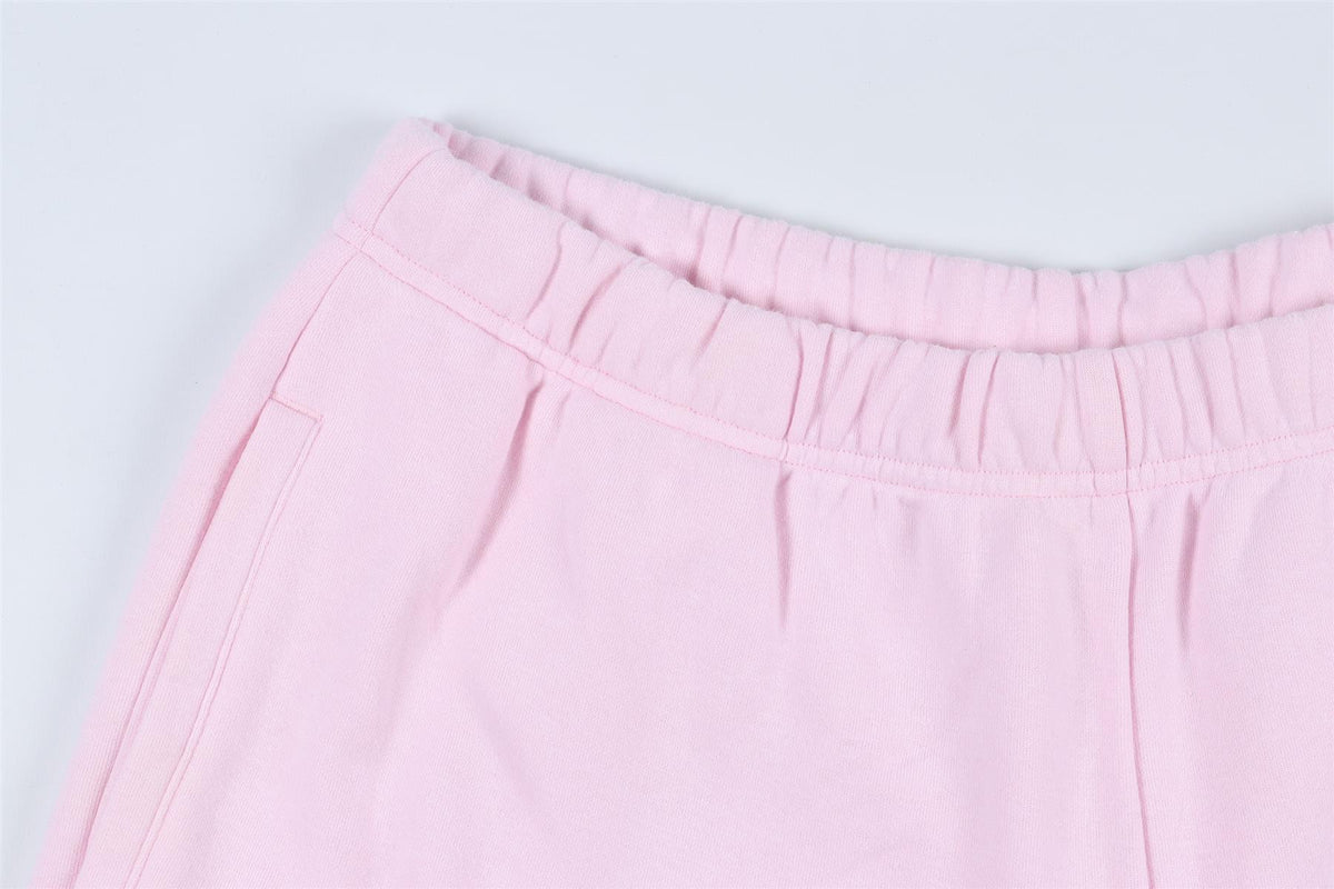 SKIMS PINK COTTON SHORTS LARGE