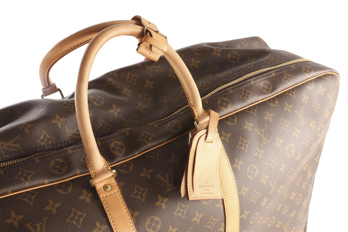 LOUIS VUITTON BROWN 2002 SIRIUS 70 MONOGRAM COATED CANVAS SUITCASE