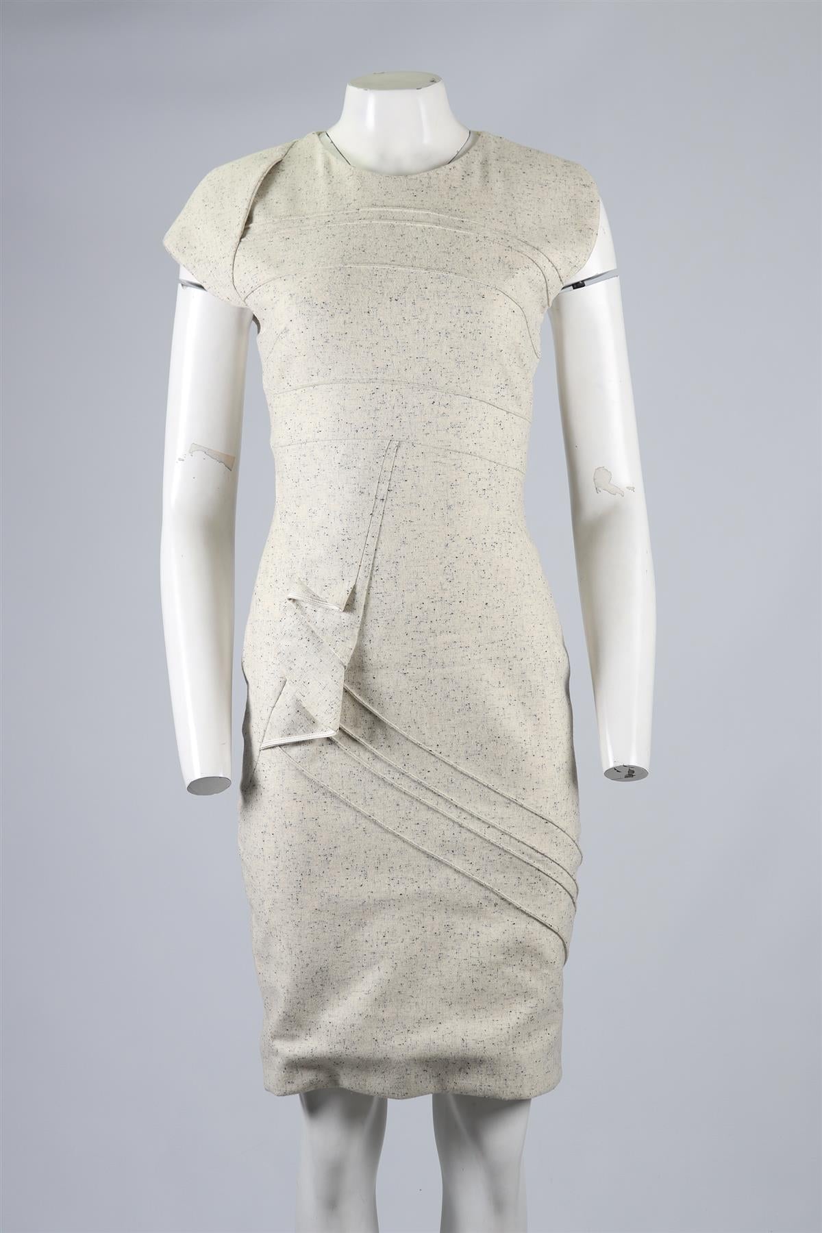 ANTONIO BERARDI WOOL BLEND MIDI DRESS IT 40 UK 8