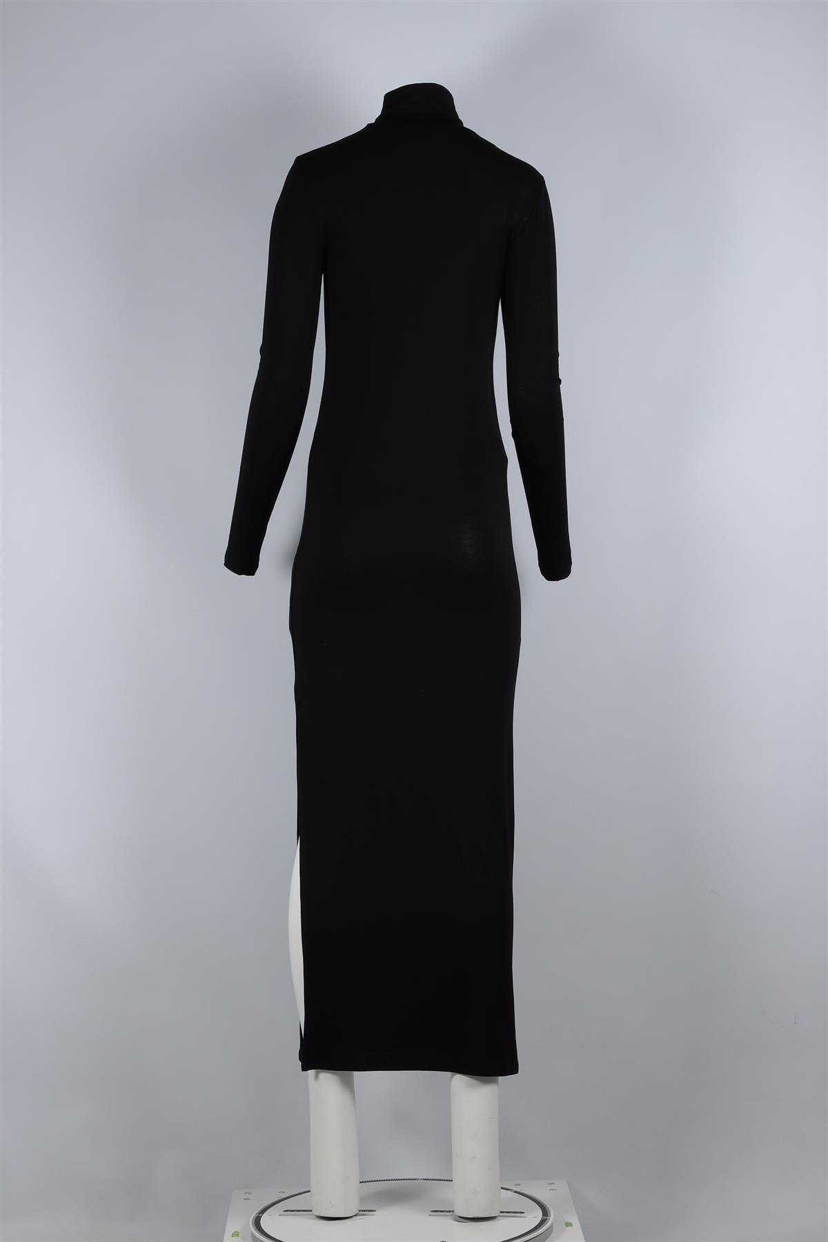 NINETY PERCENT BLACK JERSEY MAXI DRESS XSMALL