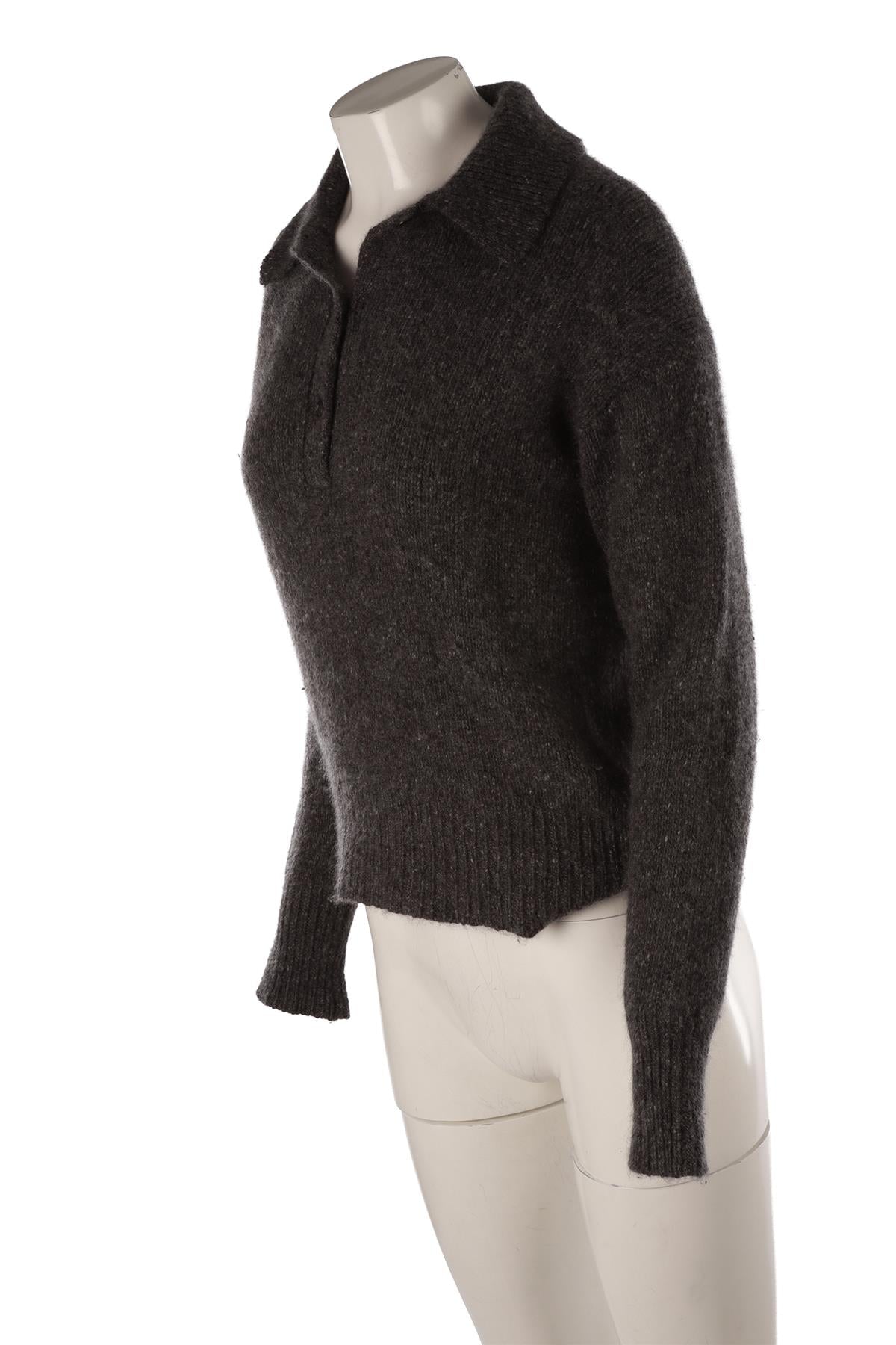 GREY CASHMERE SWEATER
