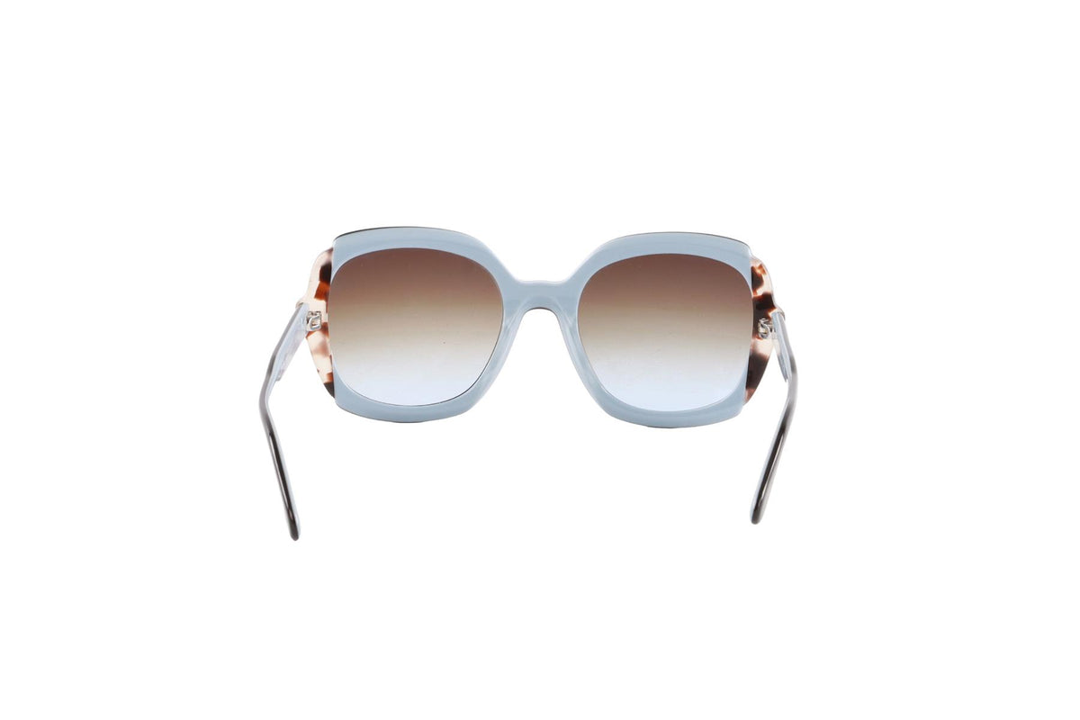 PRADA BLACK SQUARE FRAME ACETATE SUNGLASSES