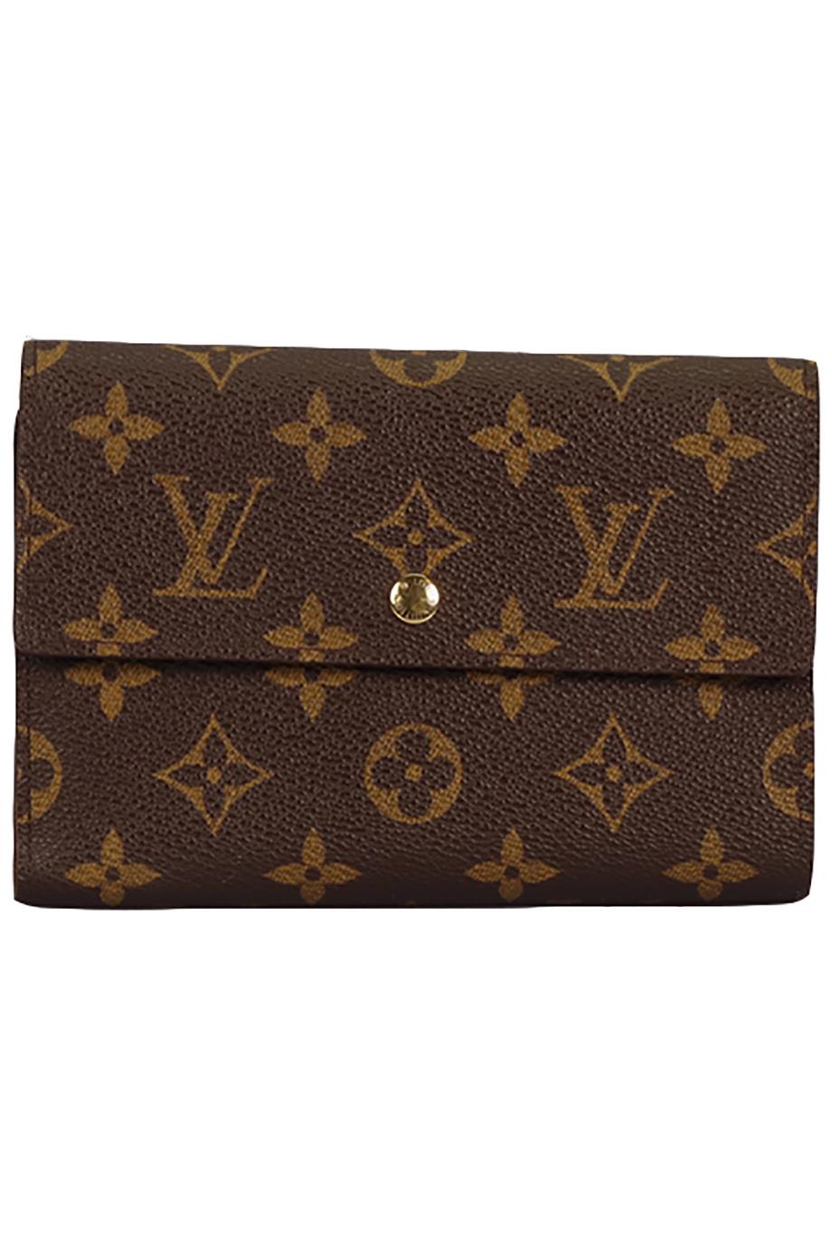 LOUIS VUITTON 2000 MONOGRAM COATED CANVAS WALLET