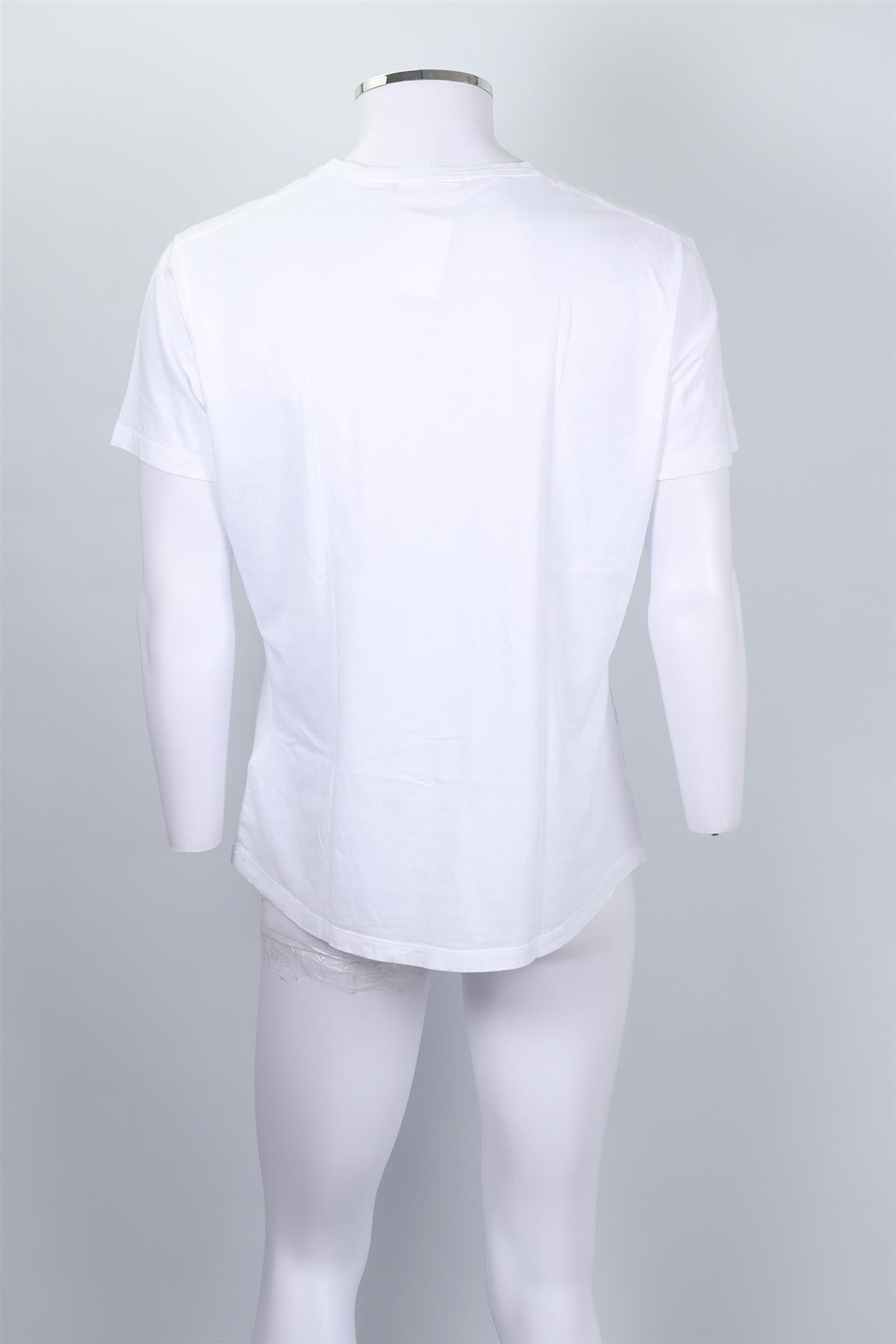 ORLEBAR BROWN WHITE MEN'S COTTON T-SHIRT XLARGE