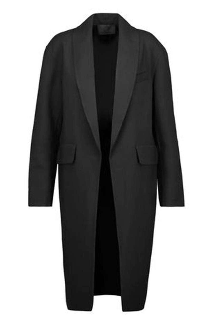 ALEXANDER WANG OVERSIZED WOOL BLEND COAT MEDIUM