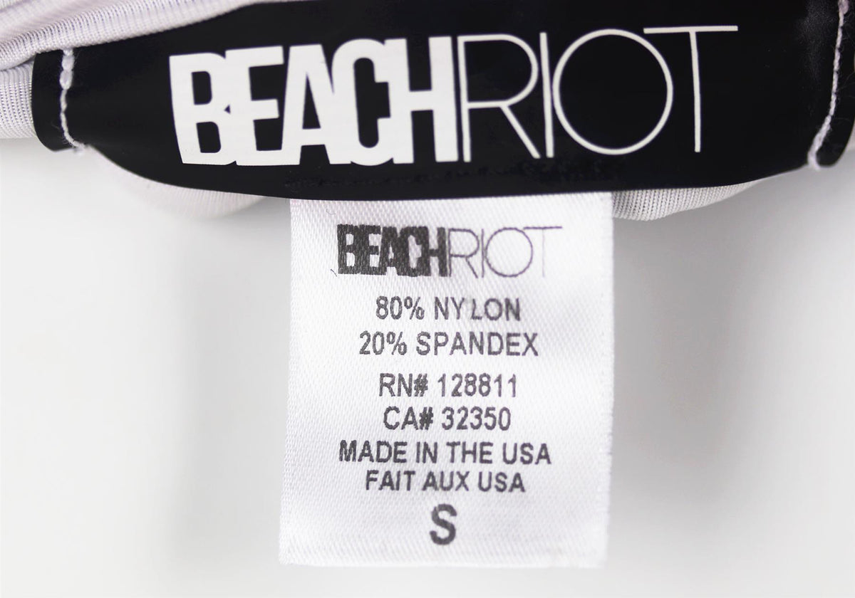 BEACH RIOT FLORAL PRINT UNDERWIRED BIKINI SMALL/MEDIUM