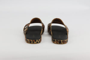 MINI MELISSA KIDS GIRLS LEOPARD JELLY SLIDES EU 33 UK 1