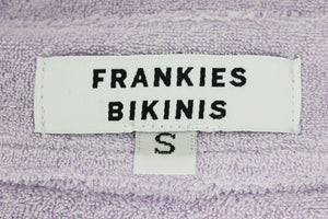 FRANKIES BIKINIS COTTON TERRY SHIRT SMALL