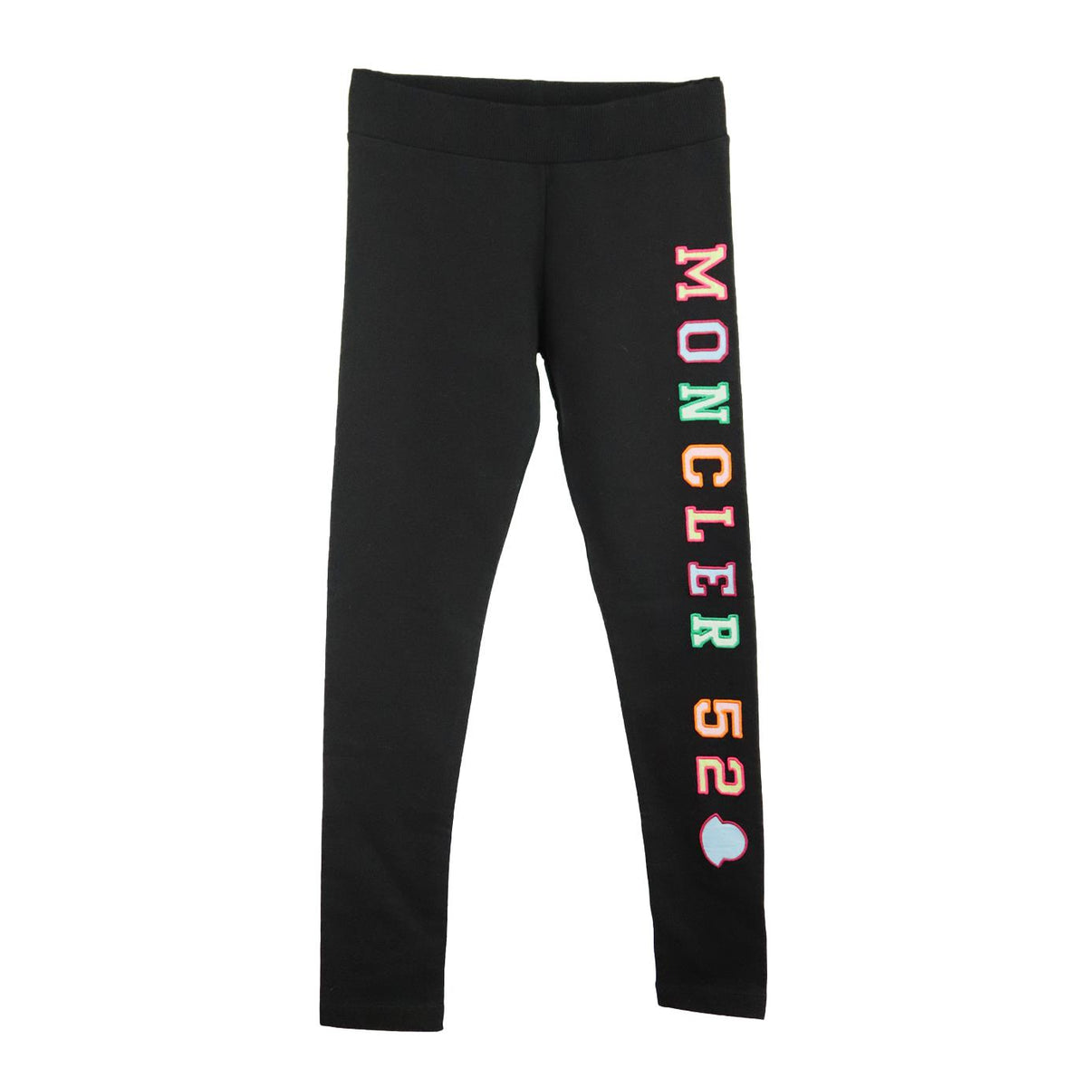 MONCLER KIDS GIRLS LOGO COTTON LEGGINGS 8 YEARS