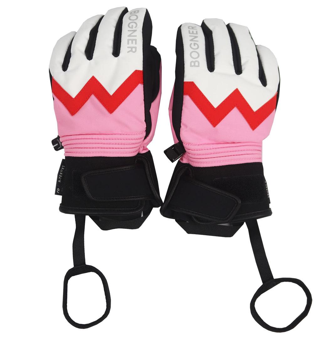 BOGNER KIDS GIRLS LOGO SKI GLOVES 4 YEARS