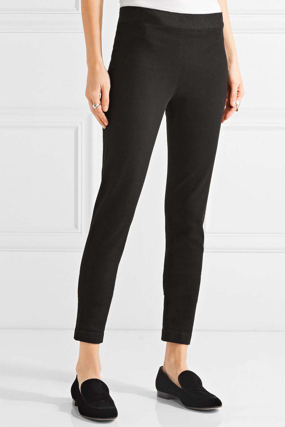 THE ROW STRATTON STRETCH COTTON LEGGINGS XSMALL