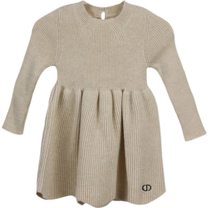 CHRISTAIN DIOR BABY GIRLS KNITTED DRESS 9 MONTHS
