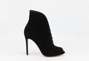 GIANVITO ROSSI LACE UP SUEDE ANKLE BOOTS EU 38 UK 5 US 8