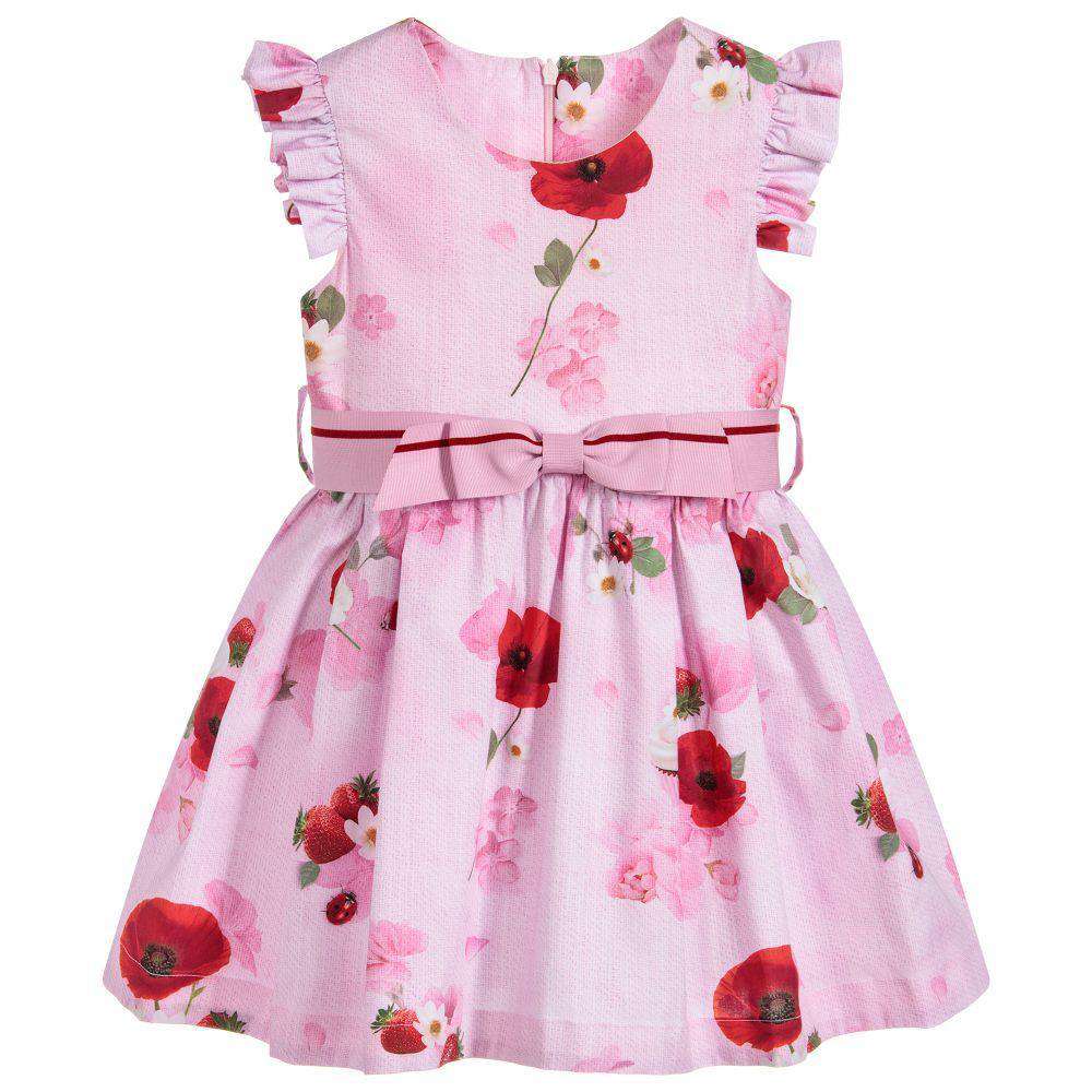 LAPIN HOUSE KIDS GIRLS POPPY COTTON DRESS 6 YEARS