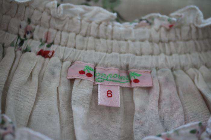 BONPOINT GIRLS FLORAL GOLDIE DRESS 6 YEARS