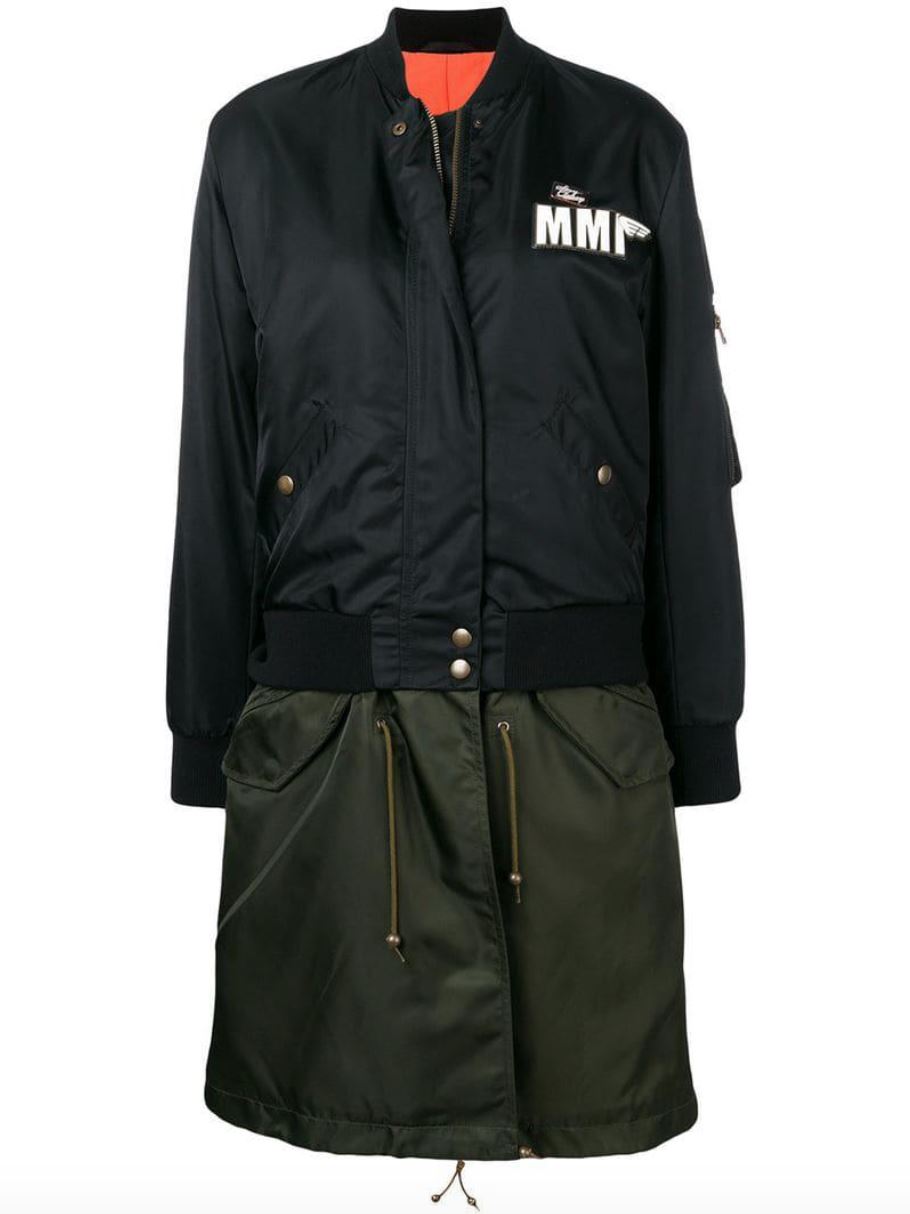 MR AND MRS ITALY EMBROIDERY CLARK ROSS BOMBER PARKA MEDIUM