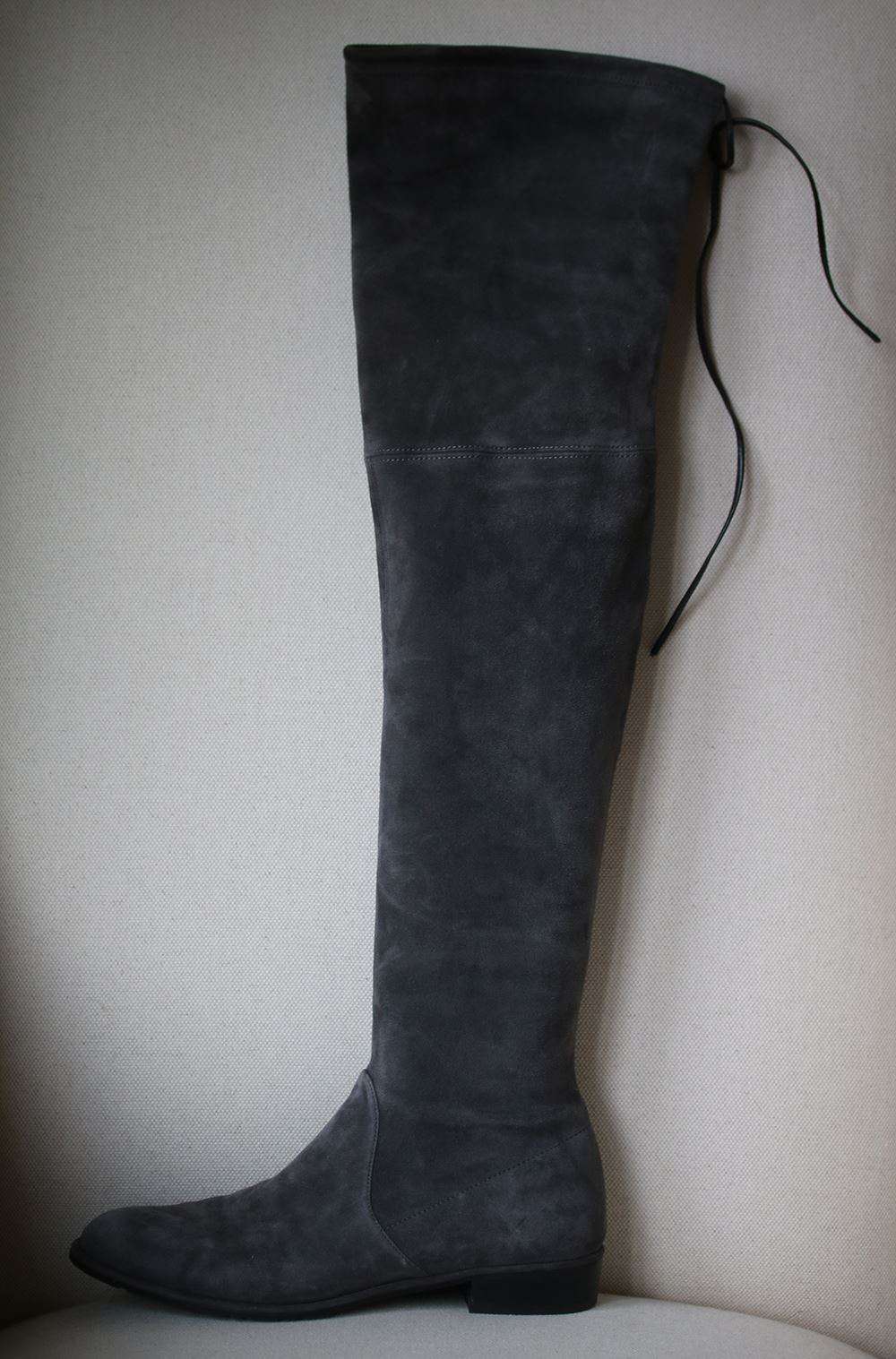 STUART WEITZMAN LOWLAND SUEDE OVER-THE-KNEE BOOTS EU 39.5 UK 6.5 US 9