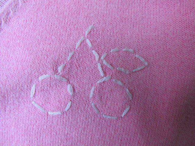 BONPOINT BABY NEON PINK COTTON CHERRIES CARDIGAN 3 YEARS
