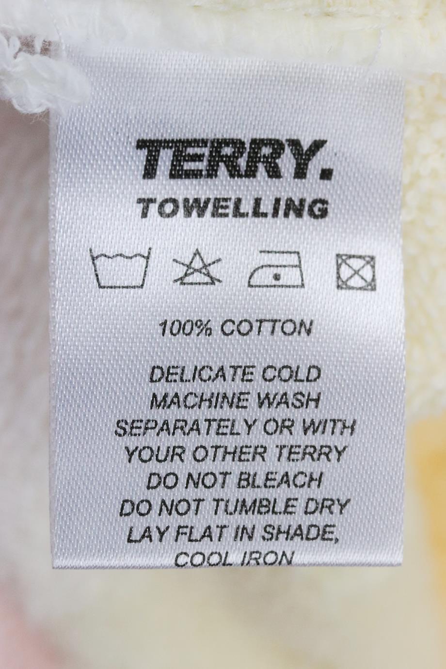 TERRY OMBRÉ COTTON TERRY SHORTS SMALL
