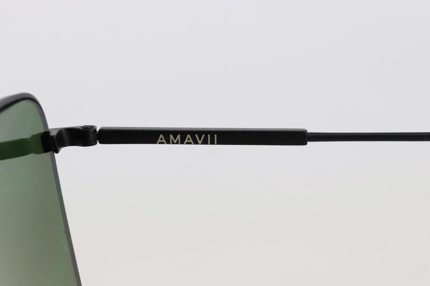 AMAVII SQUARE FRAME TITANIUM SUNGLASSES