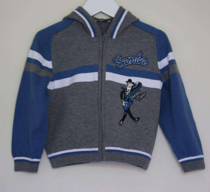 DOLCE & GABBANA BABY BOYS JAZZ ZIP-UP TOP 24-30 MONTHS