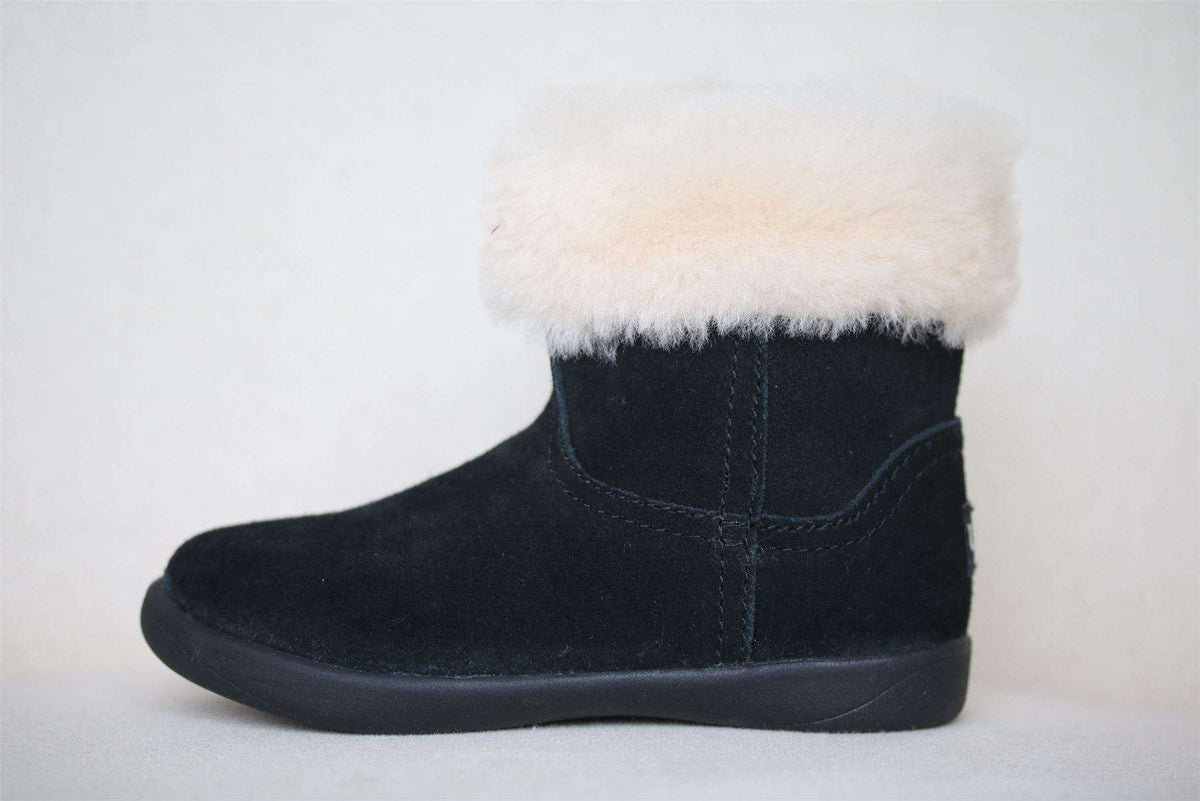 UGG KIDS GIRLS JORIE BLACK ANKLE BOOTS EU 25 UK 7