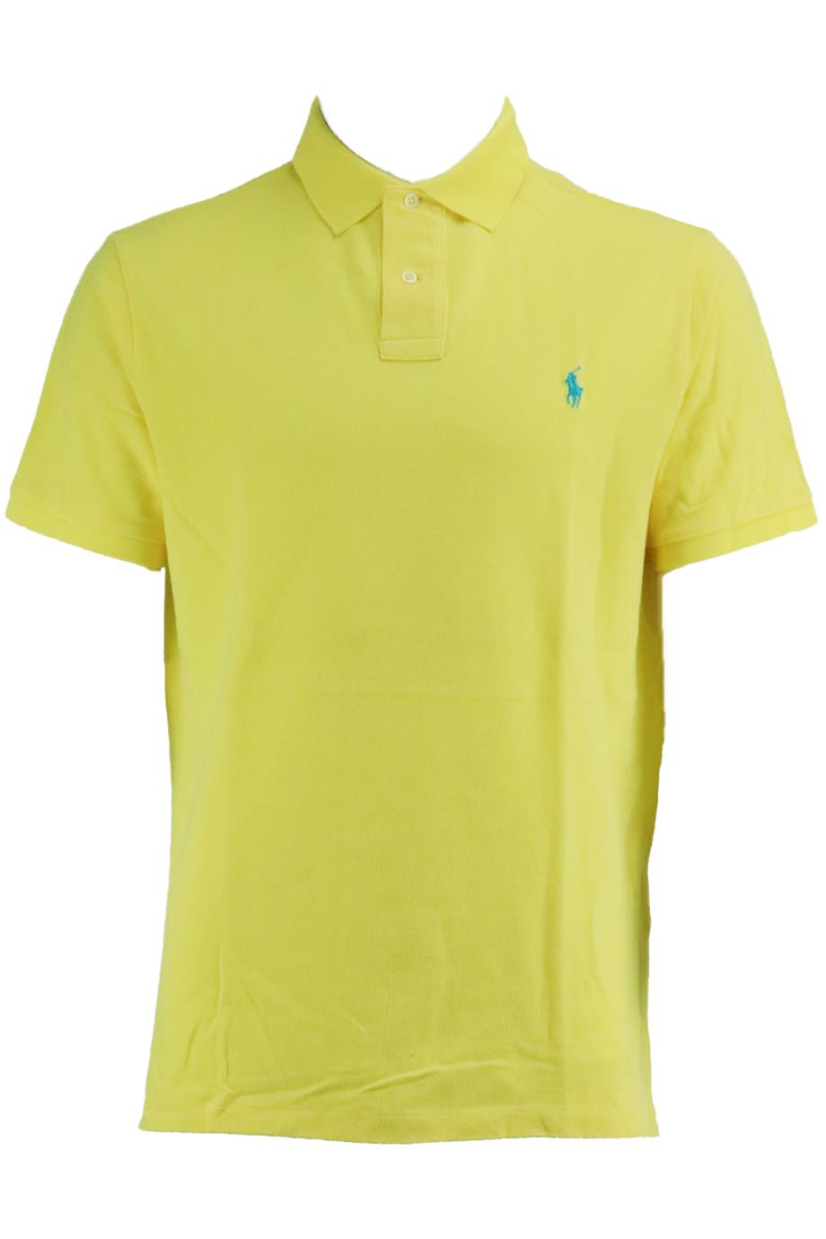 POLO RALPH LAUREN MEN'S CUSTOM FIT COTTON PIQUÉ POLO SHIRT LARGE