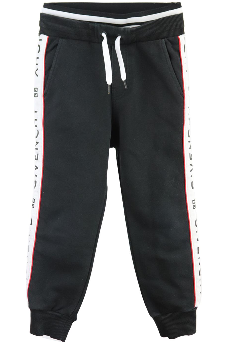GIVENCHY KIDS BOYS COTTON BLEND TRACK PANTS 6 YEARS
