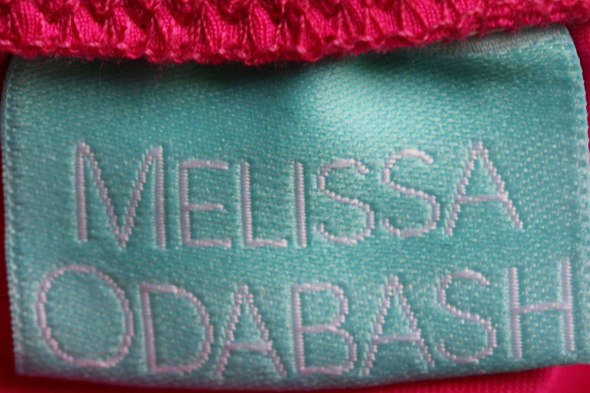 MELISSA ODABASH BABY GIRLS KIDS PINK NEW YORK CROSS-BACK BIKINI 4 YEARS