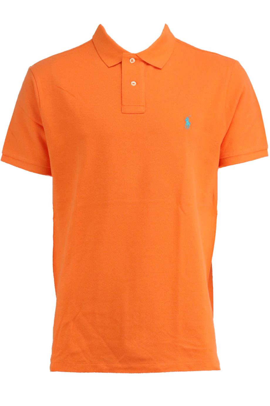 POLO RALPH LAUREN MEN'S CUSTOM SLIM FIT COTTON PIQUÉ POLO SHIRT LARGE
