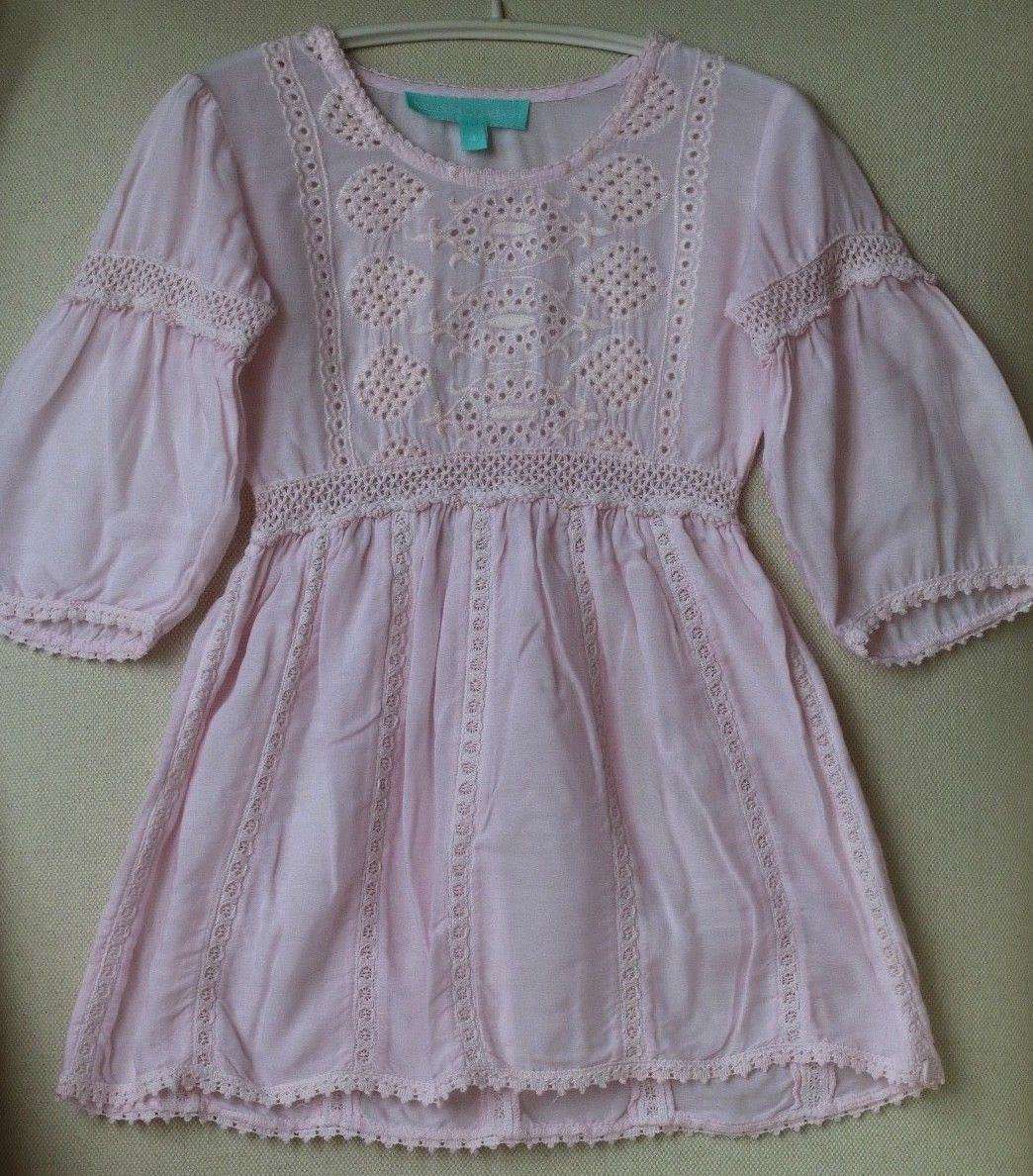 MELISSA ODABASH BABY PINK DRESS 4 YEARS