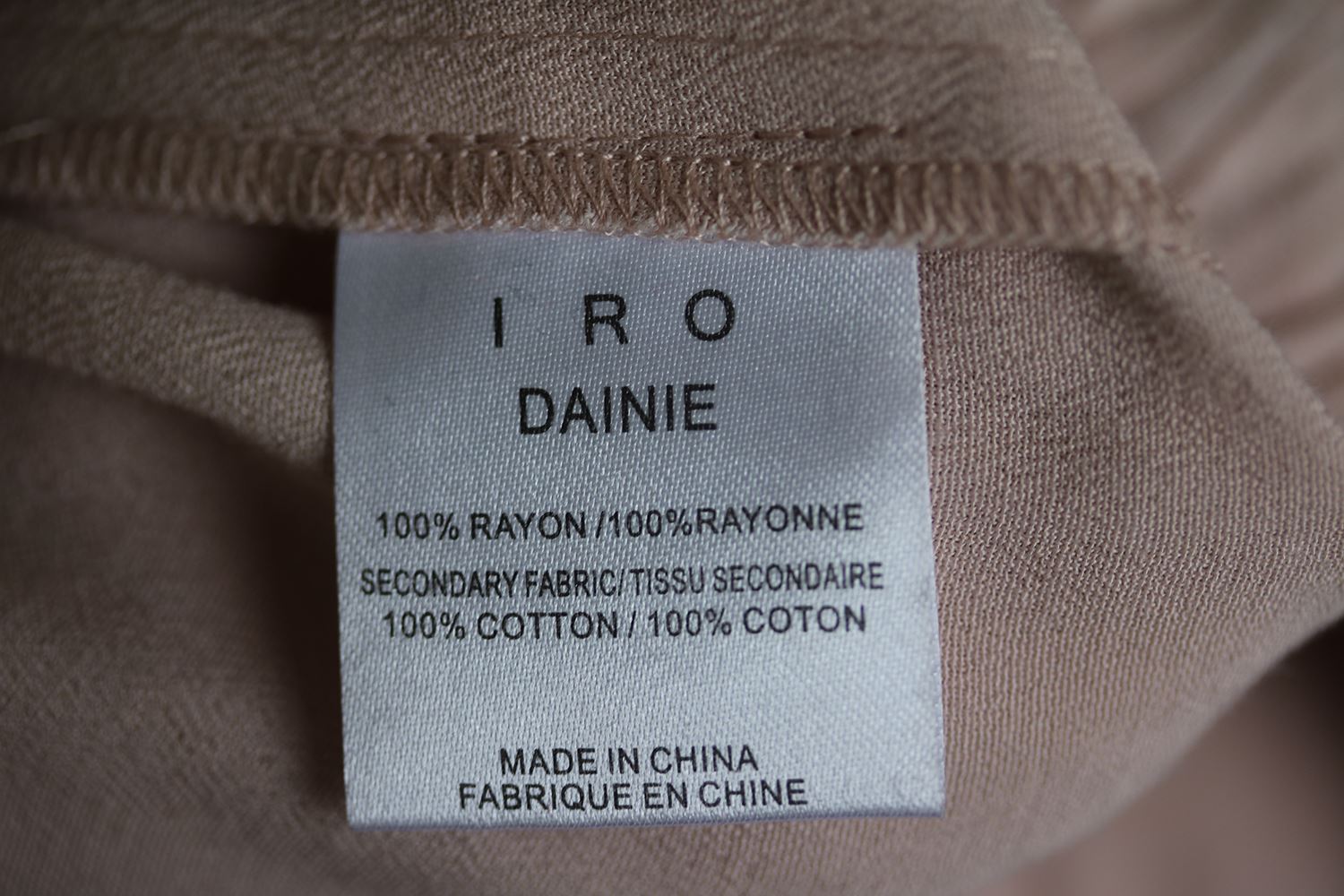 IRO DAINIE CROCHET-TRIMMED CREPE SHORTS FR 38 UK 10
