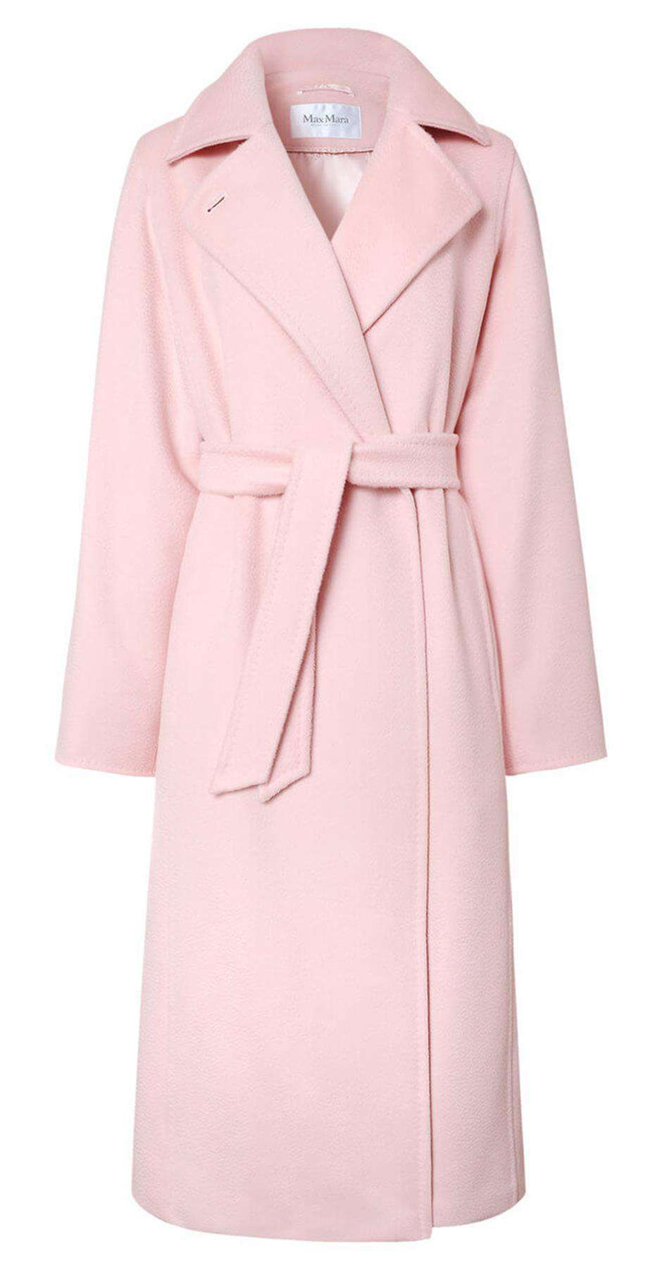 MAX MARA MANUELA BELTED CAMEL HAIR COAT UK 10