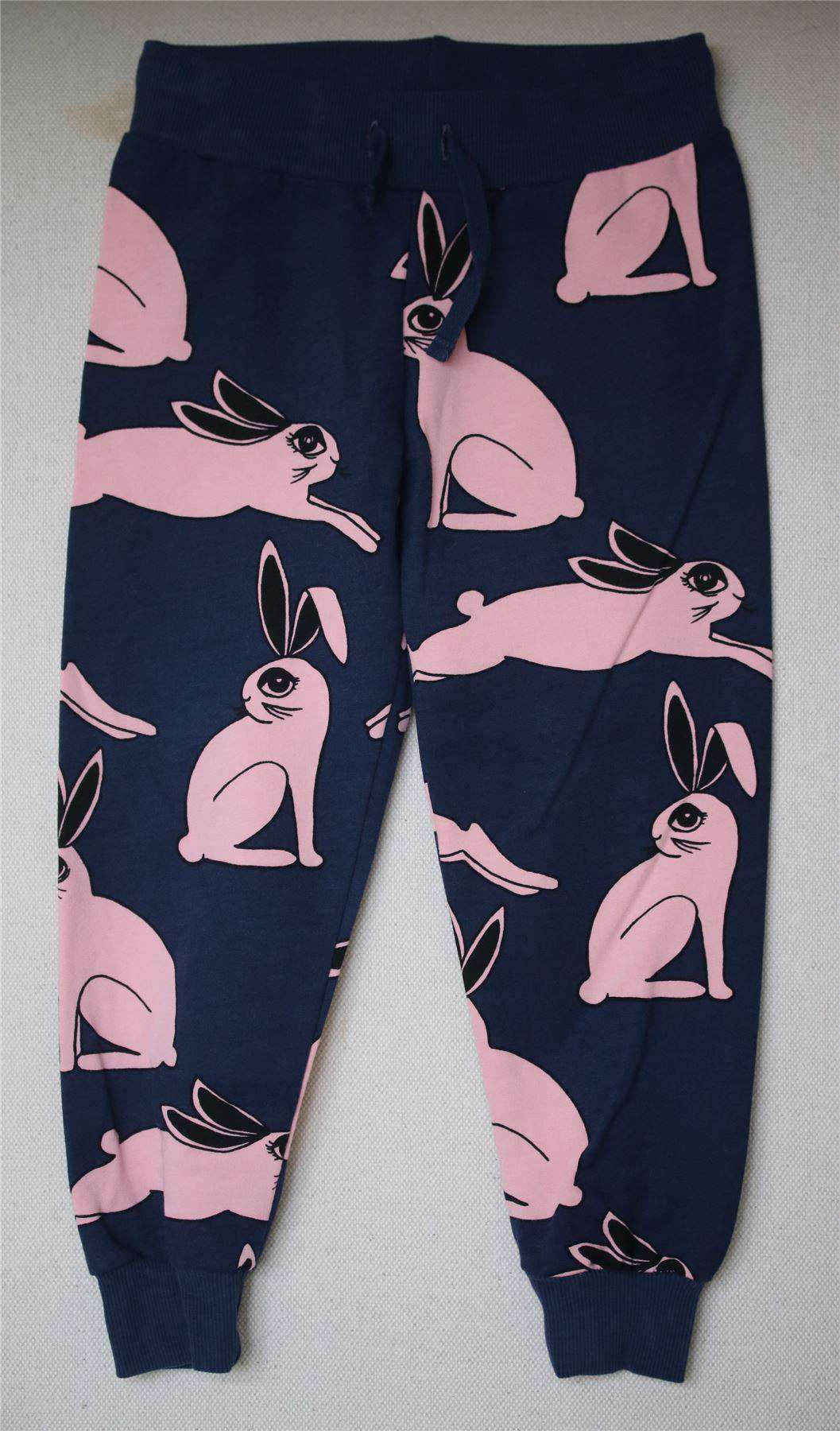 MINI RODINI NAVY BLUE HARE PRINT TRACKSUIT 2-3 YEARS