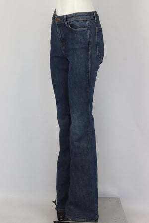 J BRAND MID RISE FLARED JEANS W30 UK 12