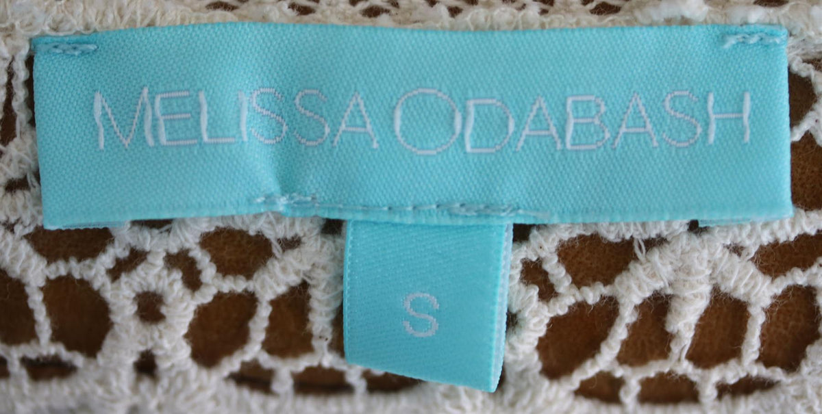 MELISSA ODABASH CAROLINE CROCHET COTTON ROBE SMALL