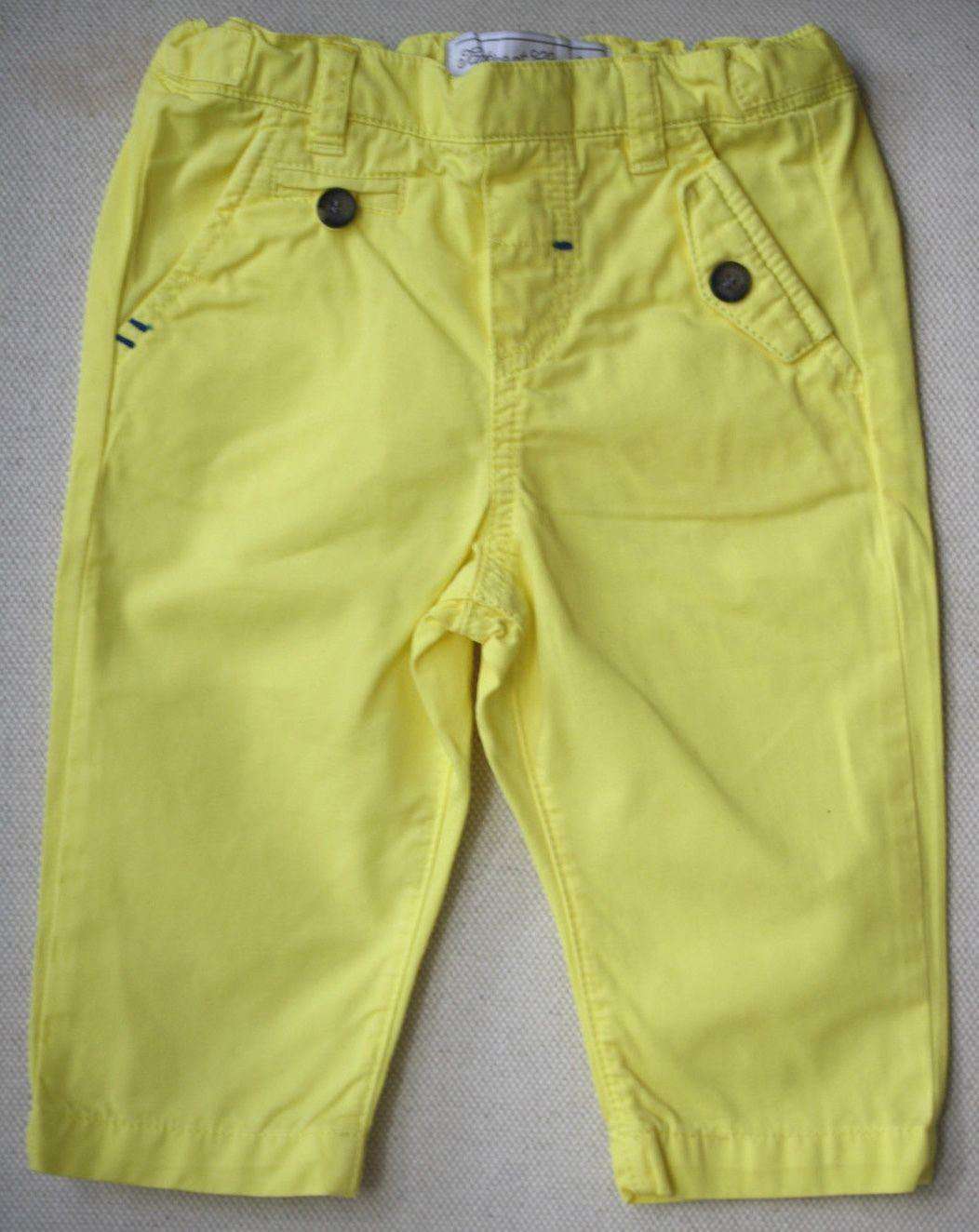TARTINE ET CHOCOLAT BABY YELLOW TROUSERS 6 MONTHS