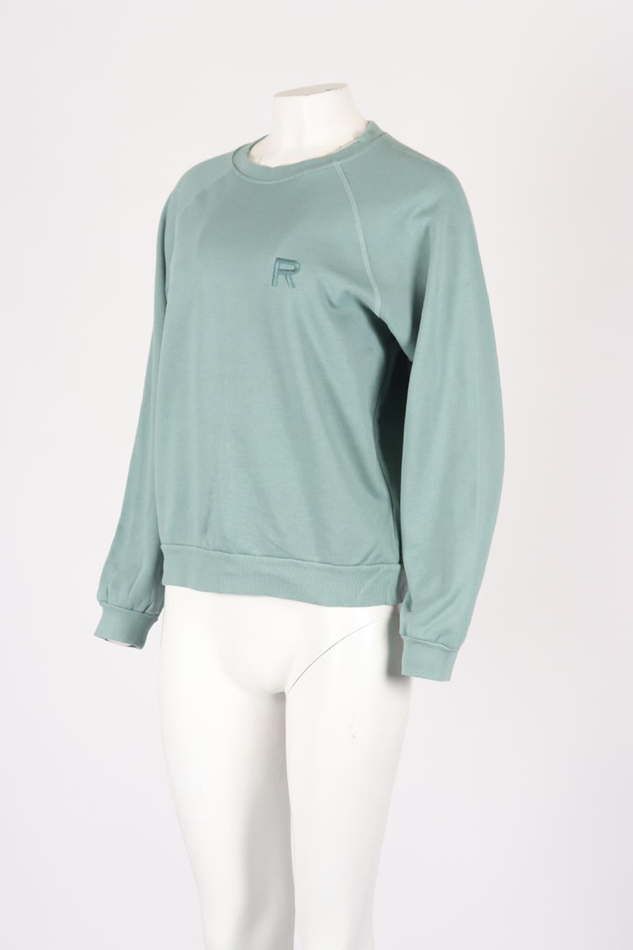RAGDOLL EMBROIDERED COTTON JERSEY SWEATSHIRT SMALL