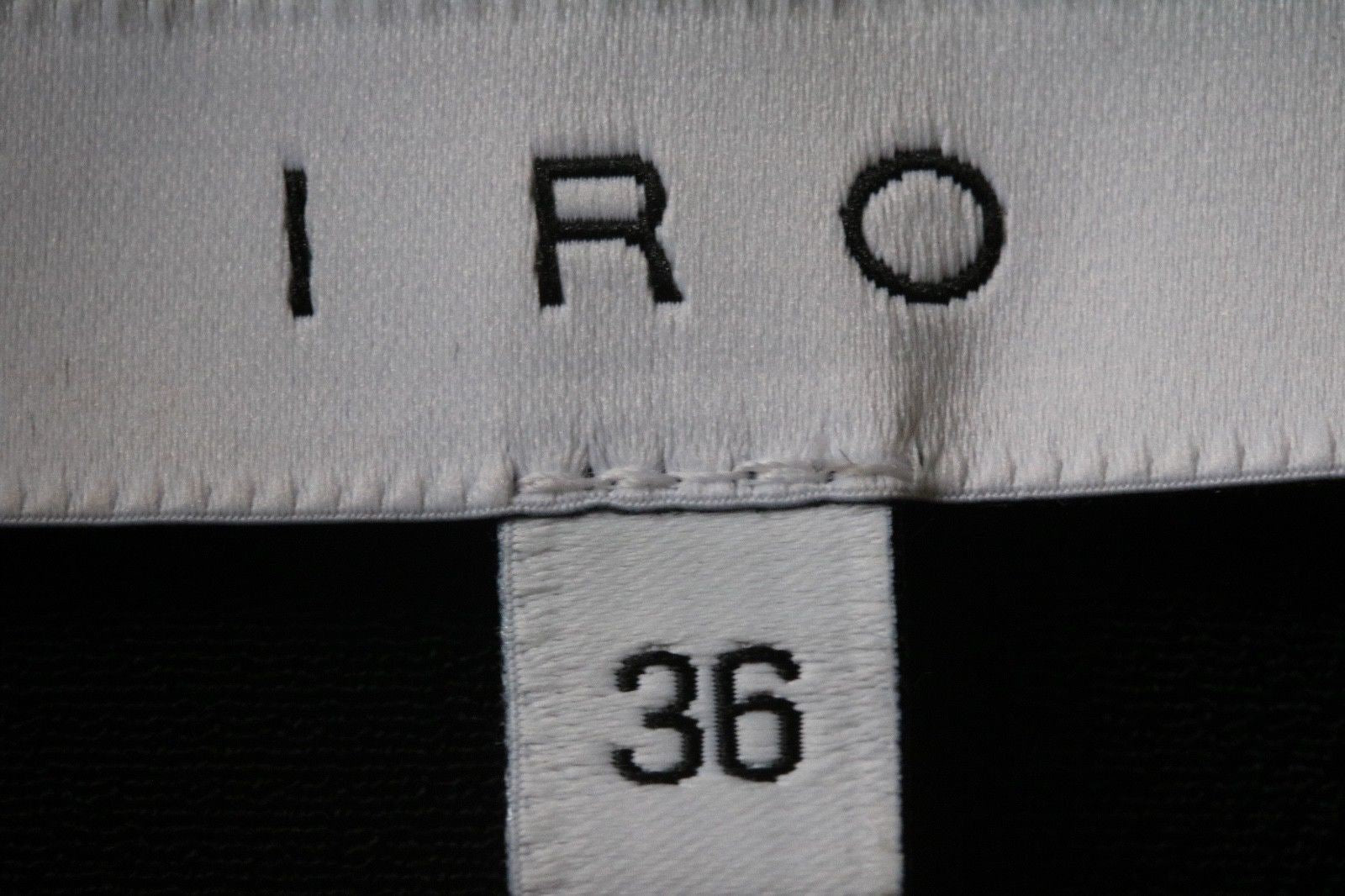 IRO TIANA LACE-TRIMMED CREPE MINI DRESS FR 36 UK 8