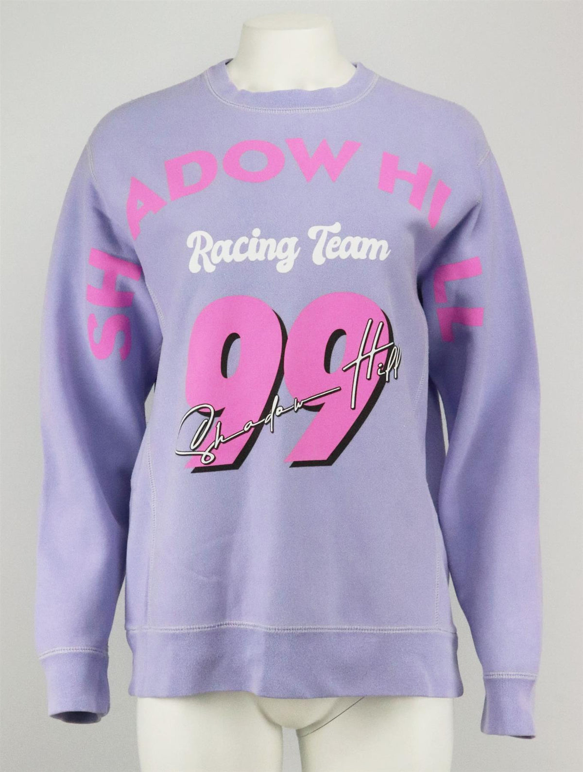 SHADOW HILL PRINTED COTTON JERSEY SWEATSHIRT MEDIUM