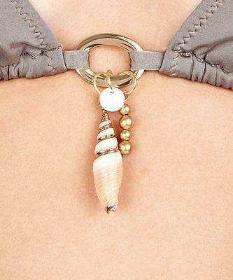 MELISSA ODABASH BEIGE TRUFFLE CORSICA HALTER BIKINI UK 12/10