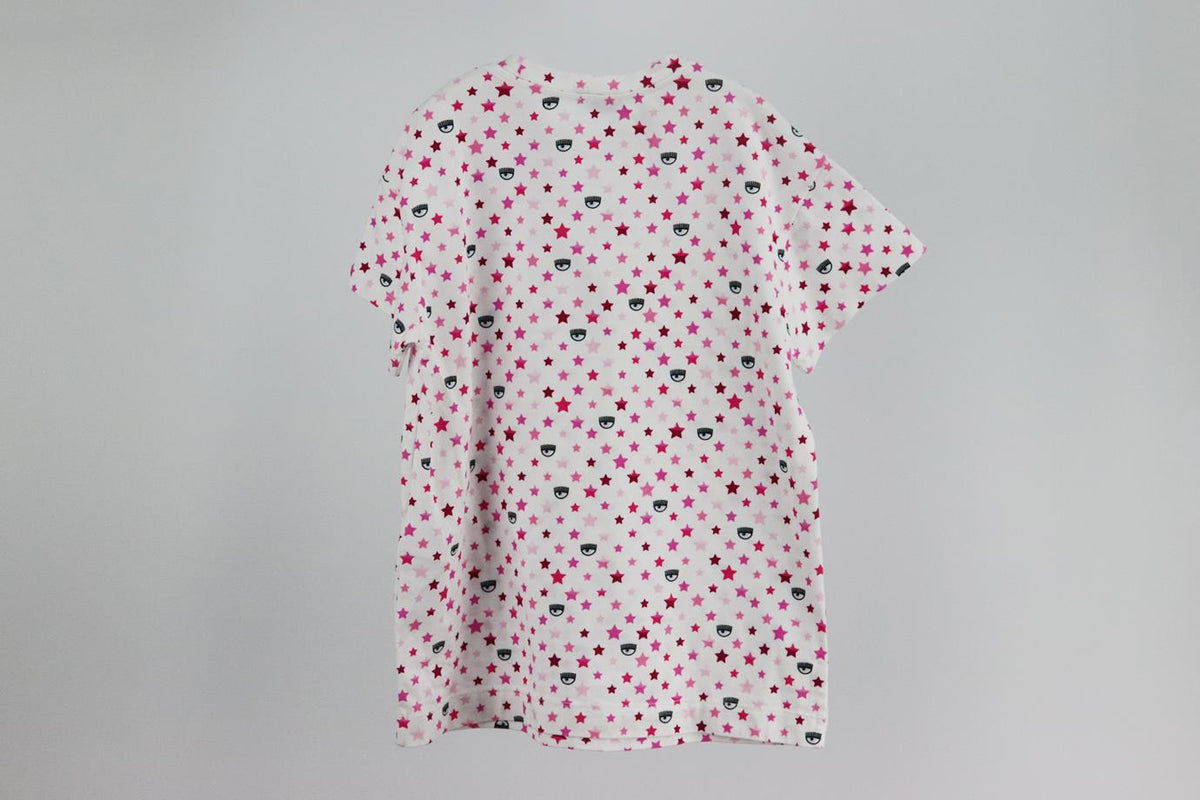 CHIARA FERRAGNI KIDS GIRLS COTTON T-SHIRT 8 YEARS