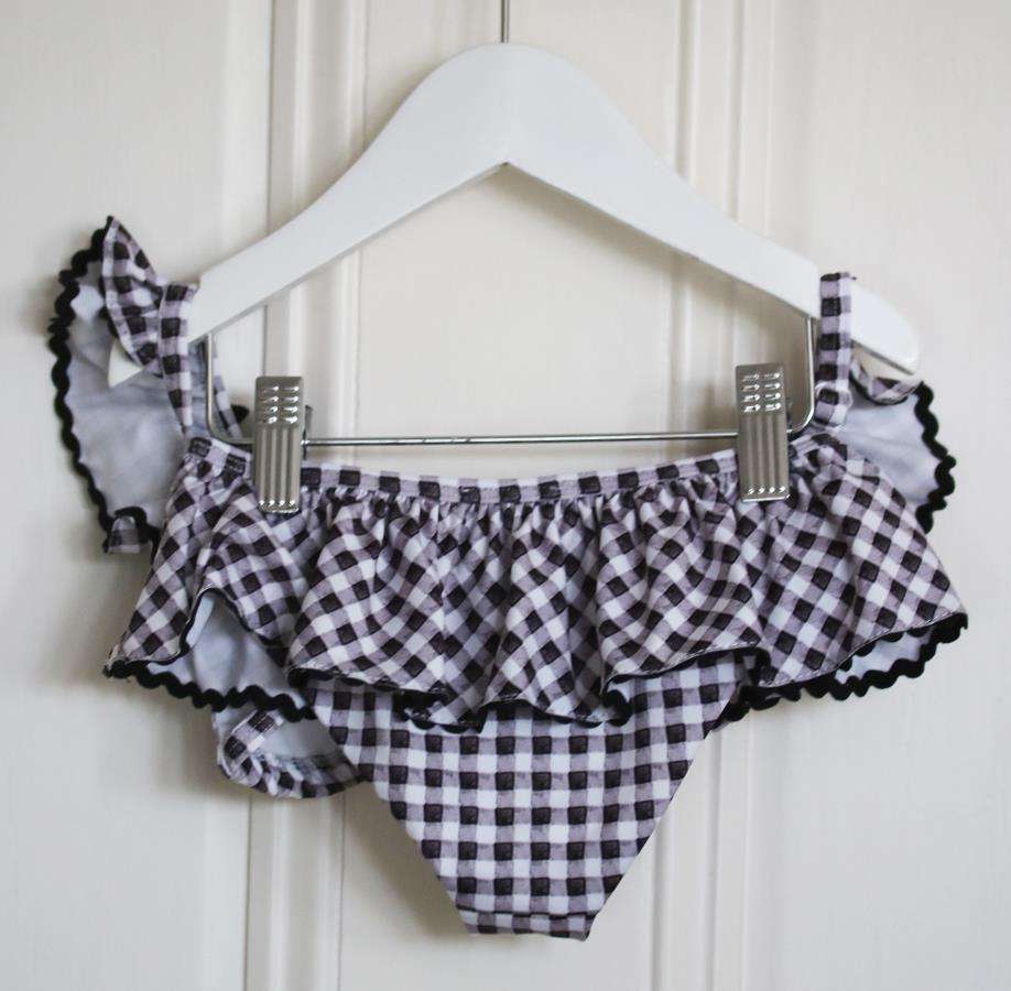 MONNALISA KIDS GIRLS GINGHAM AND ROSES BIKINI 6 YEARS