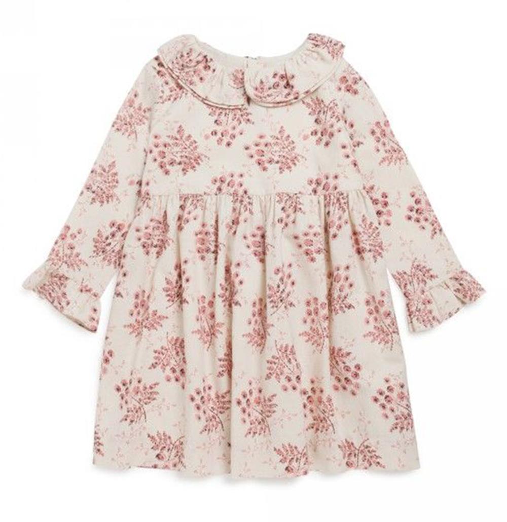 BONPOINT KIDS GIRLS FLORAL PRINT COTTON DRESS 6 YEARS
