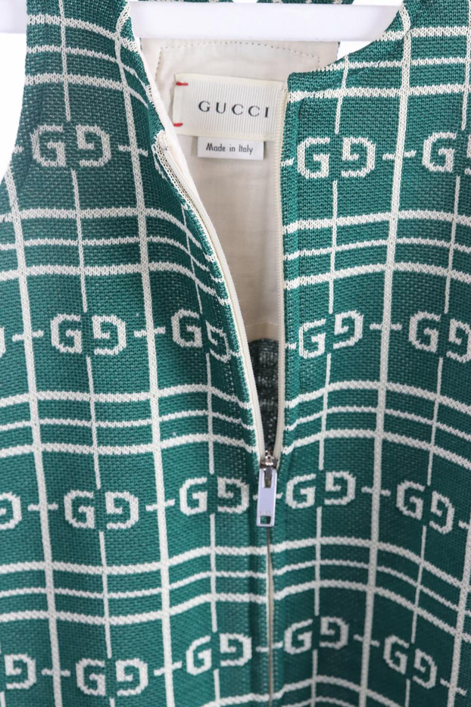GUCCI KIDS UNISEX GG COTTON DUNGAREES 36 MONTHS