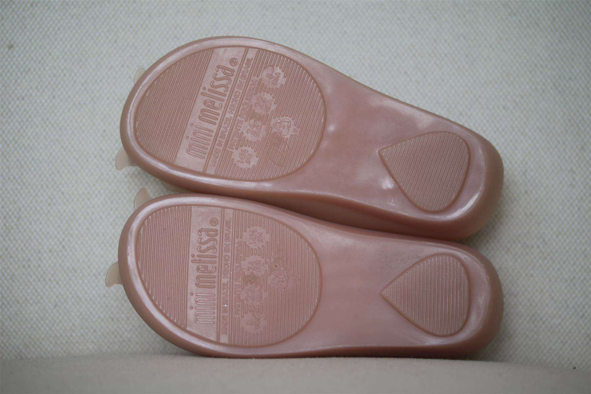 MINI MELISSA GIRLS PINK BUTTERFLY JELLY SHOES EU 24 UK 7