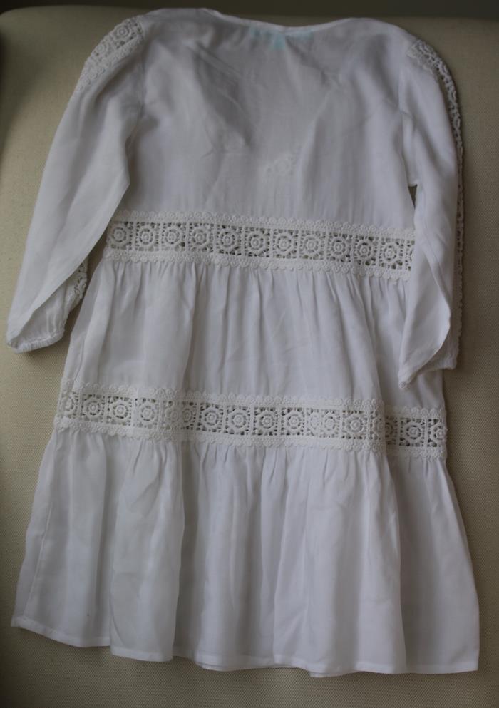 MELISSA ODABASH GIRLS WHITE BEACH DRESS 4 YEARS