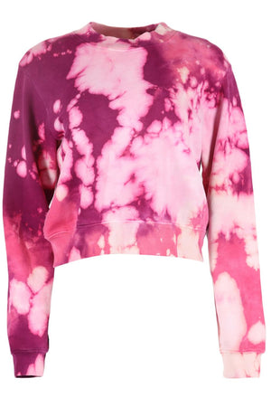 COTTON CITIZEN CROPPED TIE DYED COTTON JERSEY SWEATSHIRT SMALL