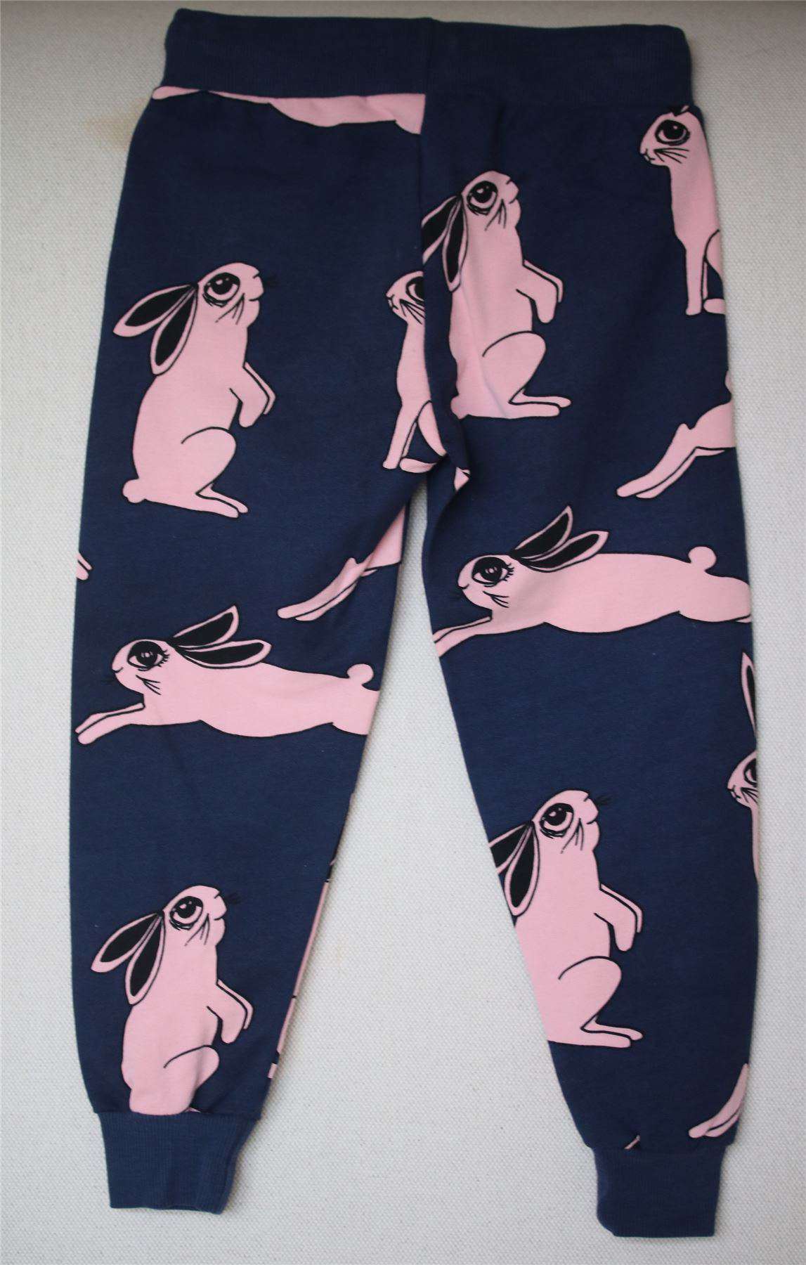 MINI RODINI NAVY BLUE HARE PRINT TRACKSUIT 2-3 YEARS